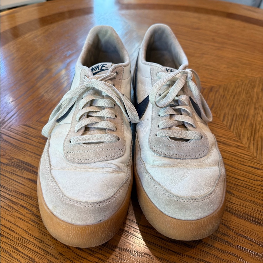 Nike Men's White and Brown Sneakers